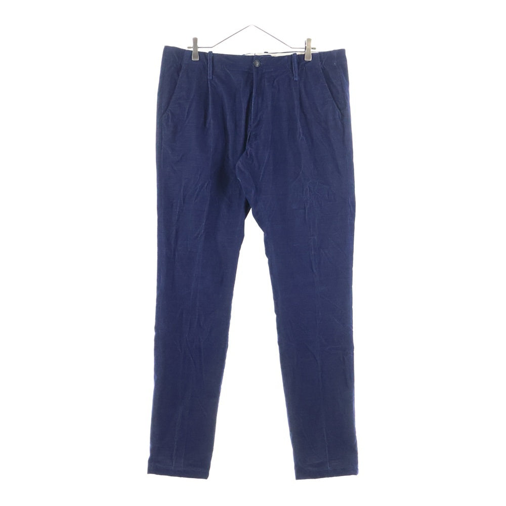 EMPORIO ARMANI(エンポリオアルマーニ) ベロアパンツ テーパード インディゴ