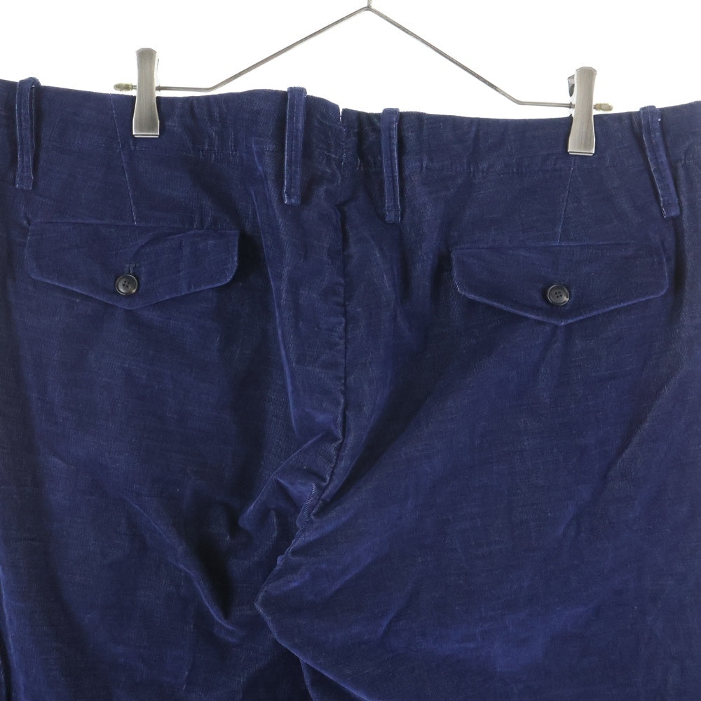 EMPORIO ARMANI(エンポリオアルマーニ) ベロアパンツ テーパード インディゴ