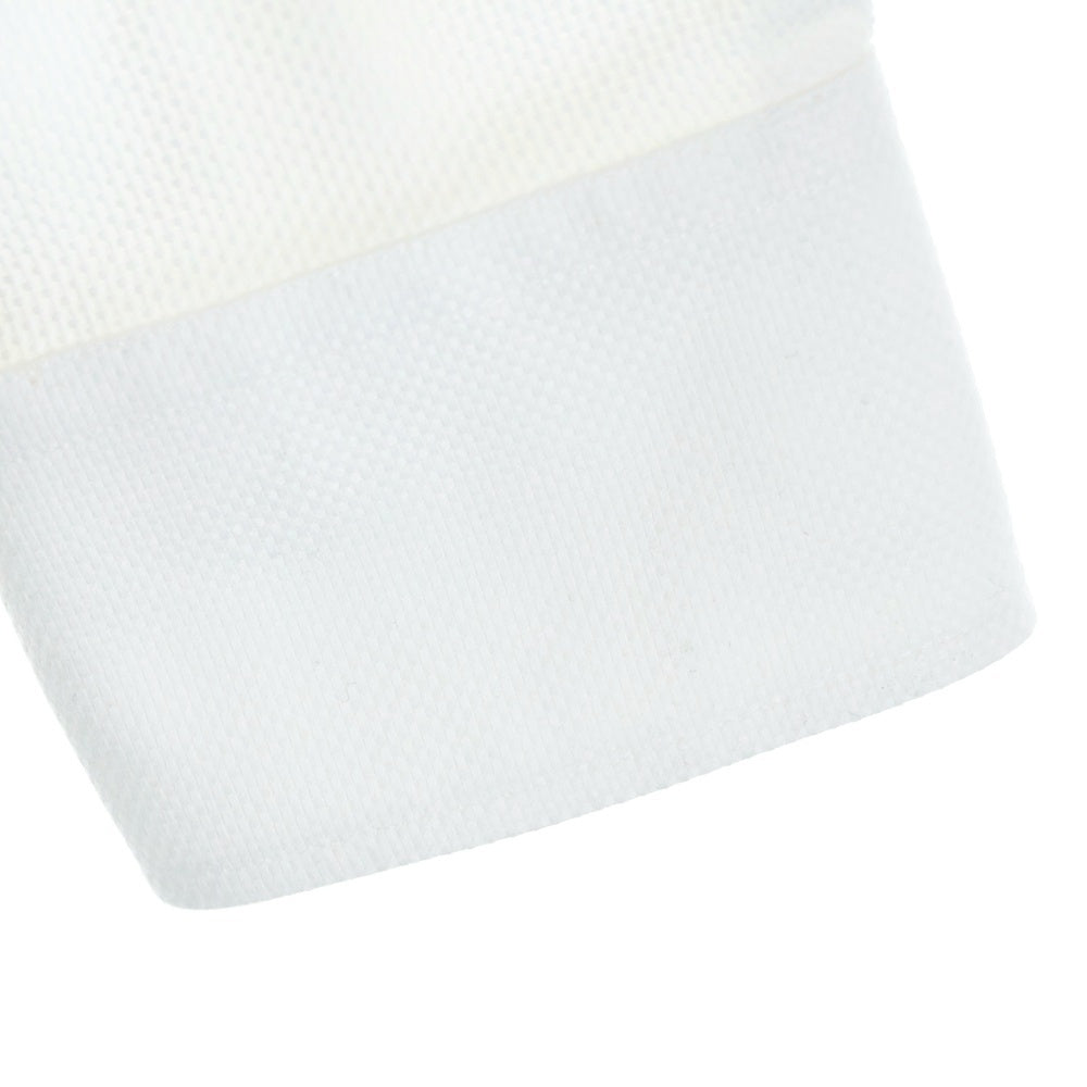 EMPORIO ARMANI(エンポリオアルマーニ) ロングスリーブ 長袖シャツ フロント刺繍ロゴ コットン ホワイト