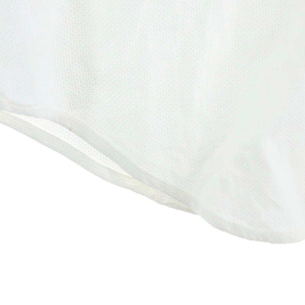 EMPORIO ARMANI(エンポリオアルマーニ) ロングスリーブ 長袖シャツ フロント刺繍ロゴ コットン ホワイト