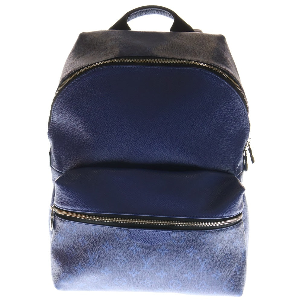 LOUIS VUITTON(ルイヴィトン) タイガラマ ディスカバリー レザーバックパック リュック ブルー M30229