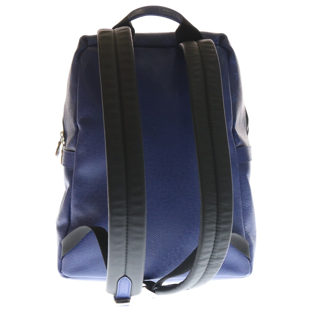 LOUIS VUITTON(ルイヴィトン) タイガラマ ディスカバリー レザーバックパック リュック ブルー M30229