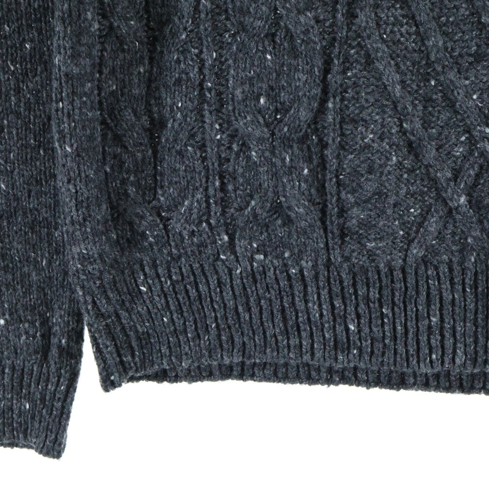 Armani Exchange(アルマーニ エクスチェンジ) ケーブル編みタートルネックニット アクリル グレー 6ZZM1U ZML4Z