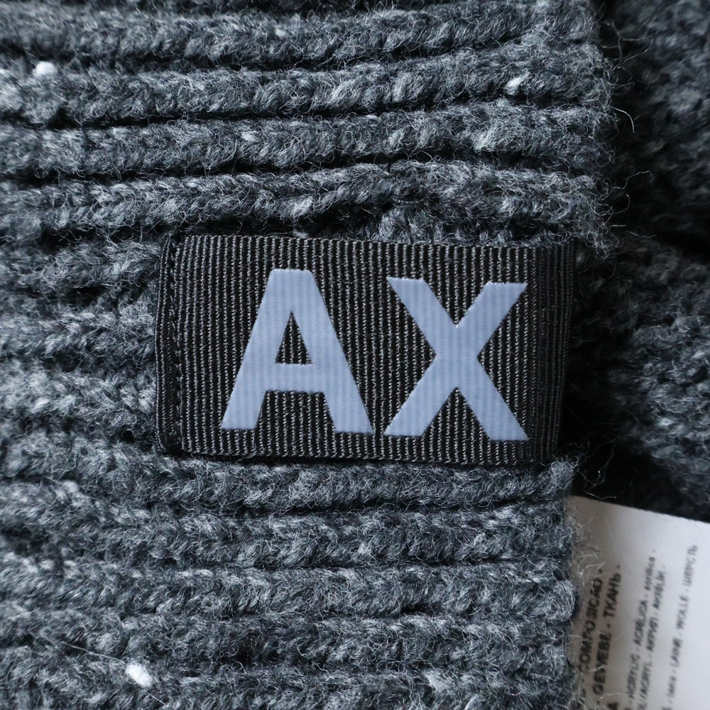 Armani Exchange(アルマーニ エクスチェンジ) ケーブル編みタートルネックニット アクリル グレー 6ZZM1U ZML4Z