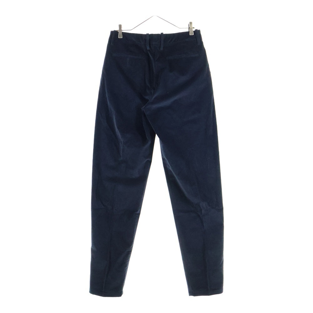 EMPORIO ARMANI(エンポリオアルマーニ) スラックスパンツ ベロア ネイビー 11P11S 11686