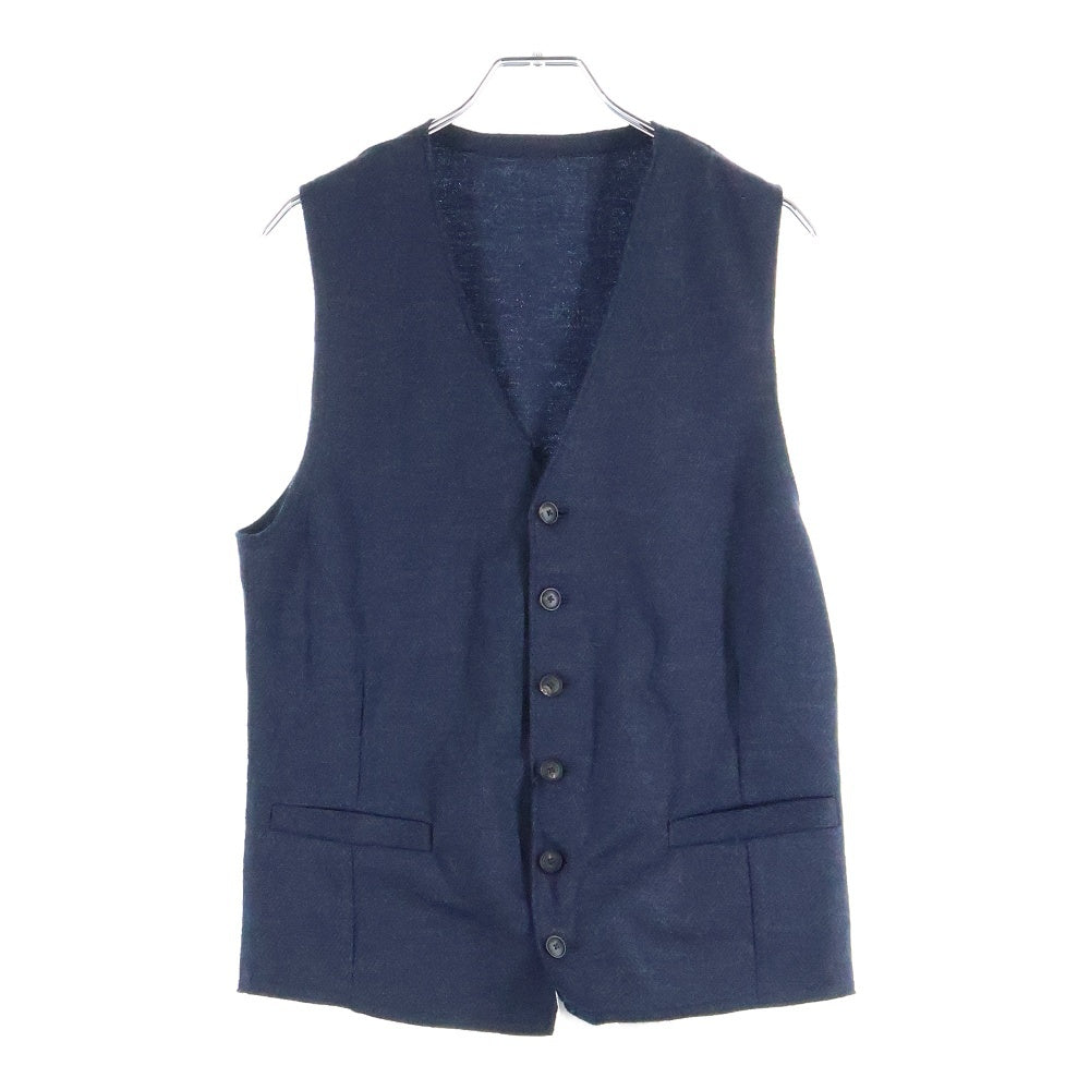 EMPORIO ARMANI(エンポリオアルマーニ) ジレベスト ヘリンボーン柄 ネイビー 11J67S 11S26