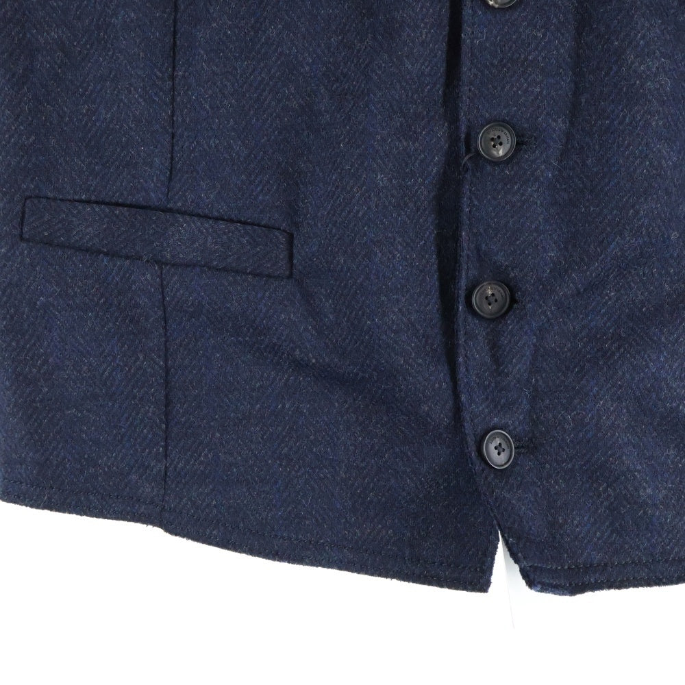 EMPORIO ARMANI(エンポリオアルマーニ) ジレベスト ヘリンボーン柄 ネイビー 11J67S 11S26