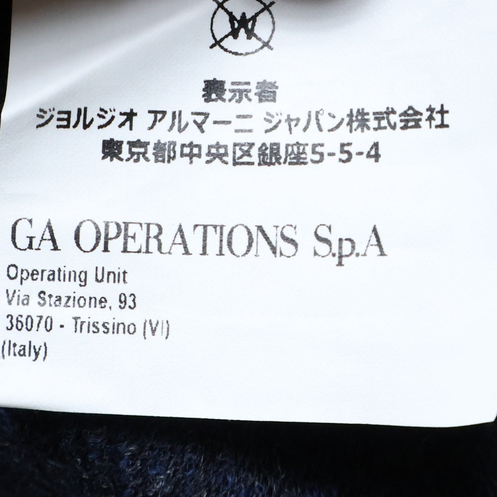 EMPORIO ARMANI(エンポリオアルマーニ) ジレベスト ヘリンボーン柄 ネイビー 11J67S 11S26