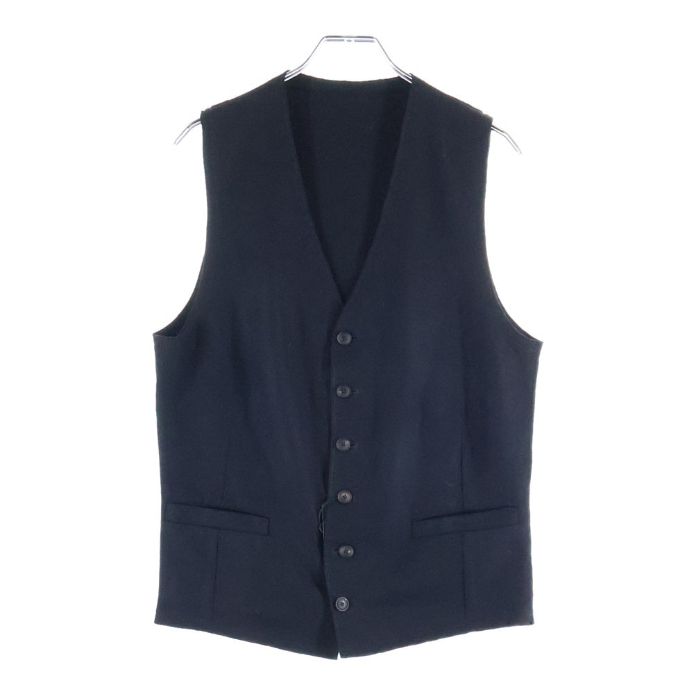 EMPORIO ARMANI(エンポリオアルマーニ) ジレベスト ヘリンボーン柄 ブラック 11J67S 11S33