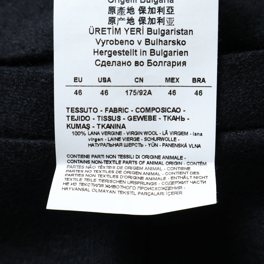 EMPORIO ARMANI(エンポリオアルマーニ) ジレベスト ヘリンボーン柄 ブラック 11J67S 11S33