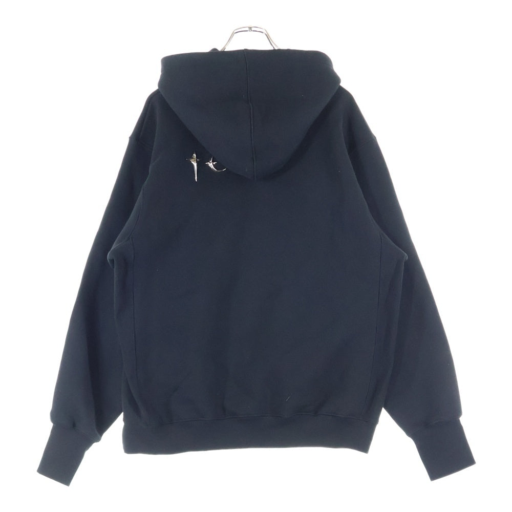 THUG CLUB(サグクラブ) ARMOR HOODIE TC23TS0702 ロゴスウェット プルオーバーパーカー ブラック