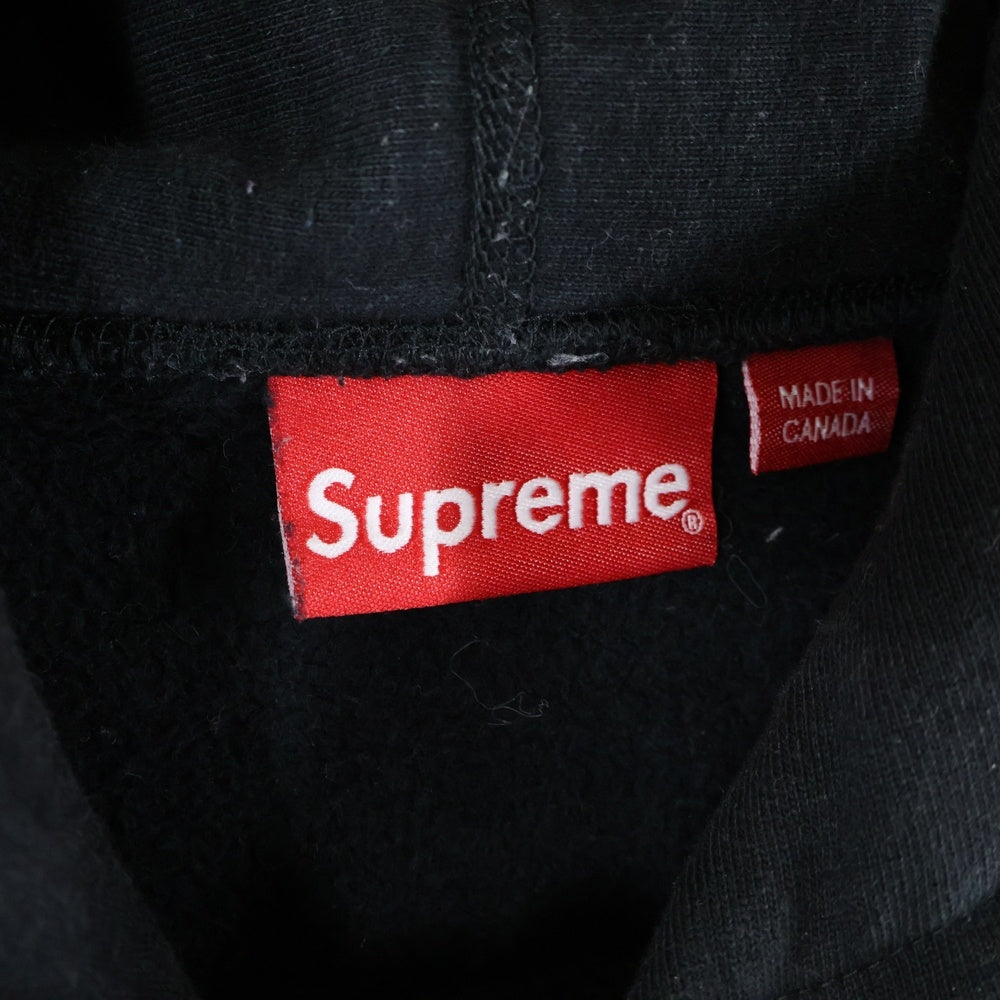 SUPREME(シュプリーム) 21AW Pearl Logo Hooded Sweatshirt パールロゴ フーデッド スウェット プルオーバーパーカー ブラック