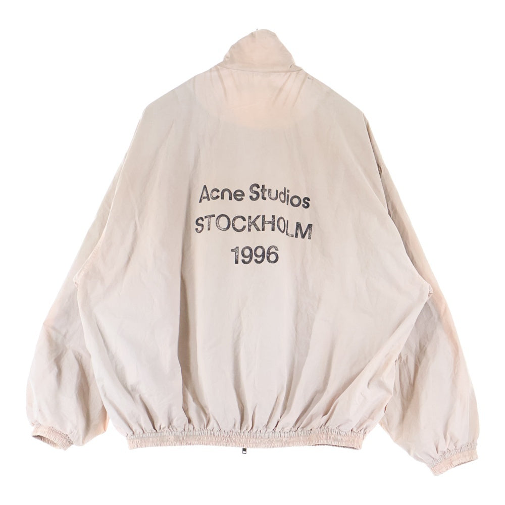 Acne Studios(アクネ ストゥディオズ) LOGO ZIPPER JACKET バックロゴ