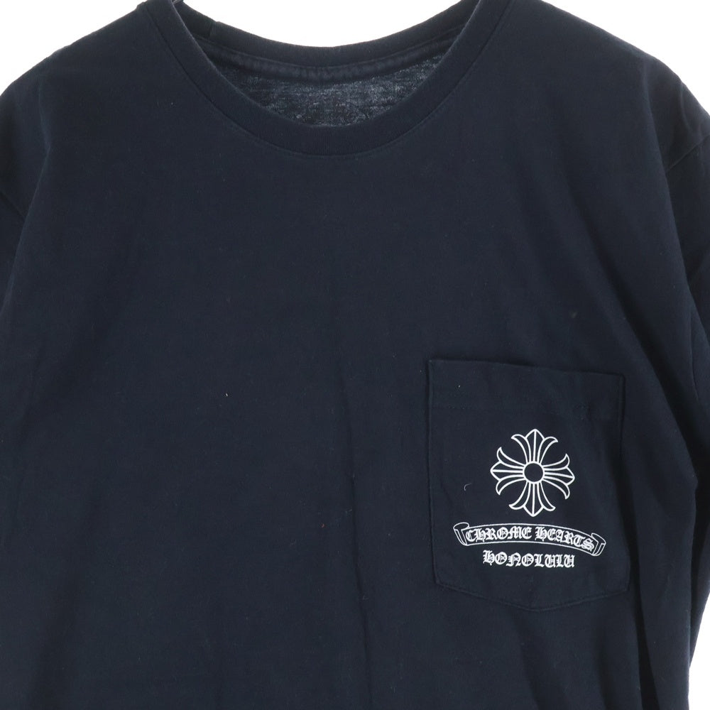 CHROME HEARTS(クロムハーツ) CH PLS S/S TEE ホノルル限定 バッグCHプラス 半袖Tシャツカットソー ブラック