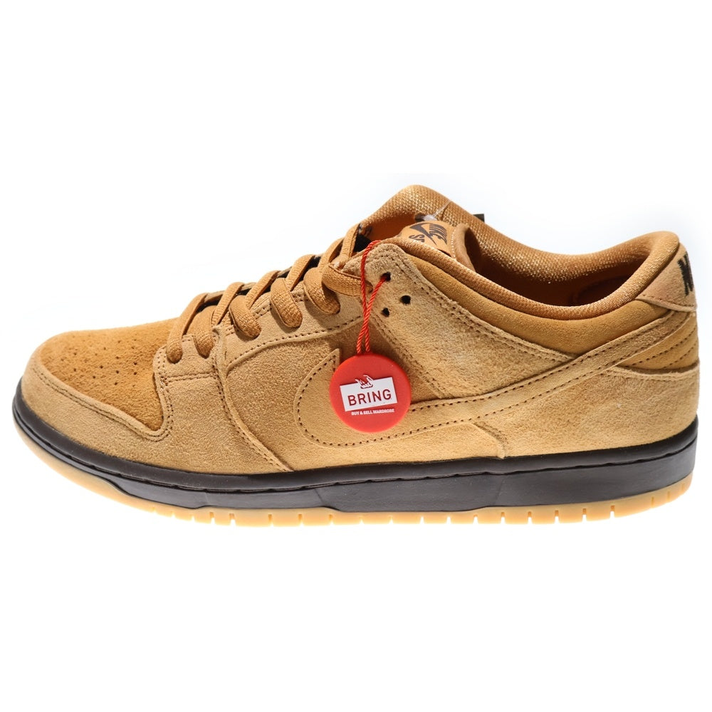 NIKE SB(ナイキエスビー) DUNK LOW PRO WHEAT MOCHA BQ6817-204 ダンク ロー プロ ウィート モカ レースアップ ローカットスニーカー ブラウン US9.5/27.5cm