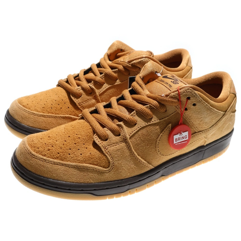 NIKE SB(ナイキエスビー) DUNK LOW PRO WHEAT MOCHA BQ6817-204 ダンク ロー プロ ウィート モカ レースアップ ローカットスニーカー ブラウン US9.5/27.5cm