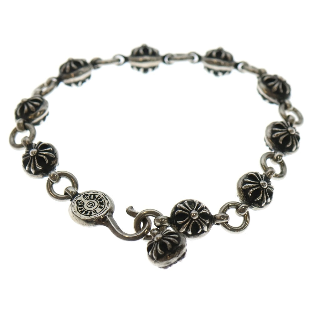 CHROME HEARTS(クロムハーツ) NO2 BALL #2クロスボールブレスレット シルバー BCA176