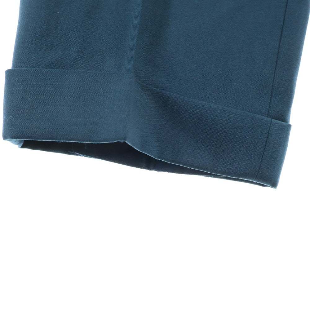 WACKO MARIA(ワコマリア) 23AW × DORMEUIL DOUBLE PLEATED TROUSERS ドメール ダブルプリーツド トラウザーパンツ ブルー 23FW-WMP-TR18