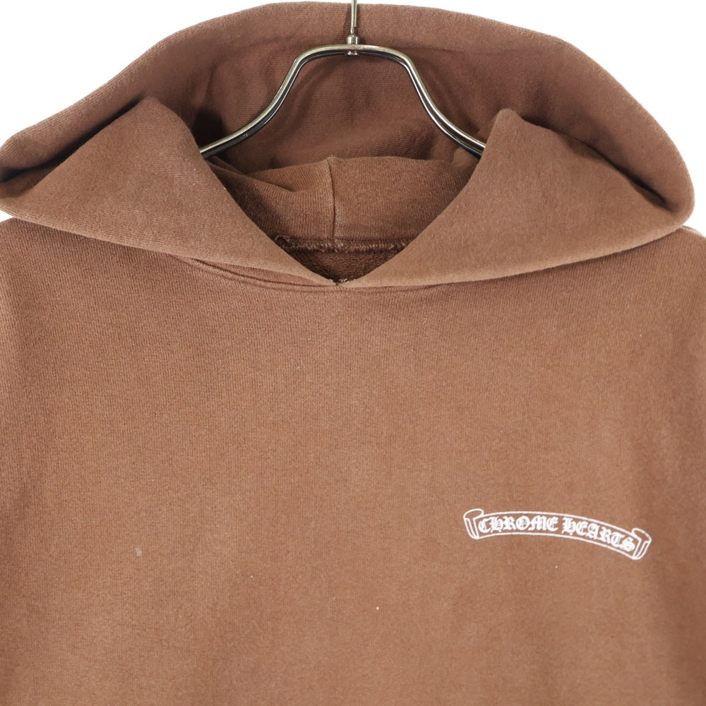 CHROME HEARTS(クロムハーツ) 19AW ×MATTY BOY PPO STRUCTURE HD PLVR ×マッティボーイ ストラクチャー スウェット プルオーバーパーカー ブラウン