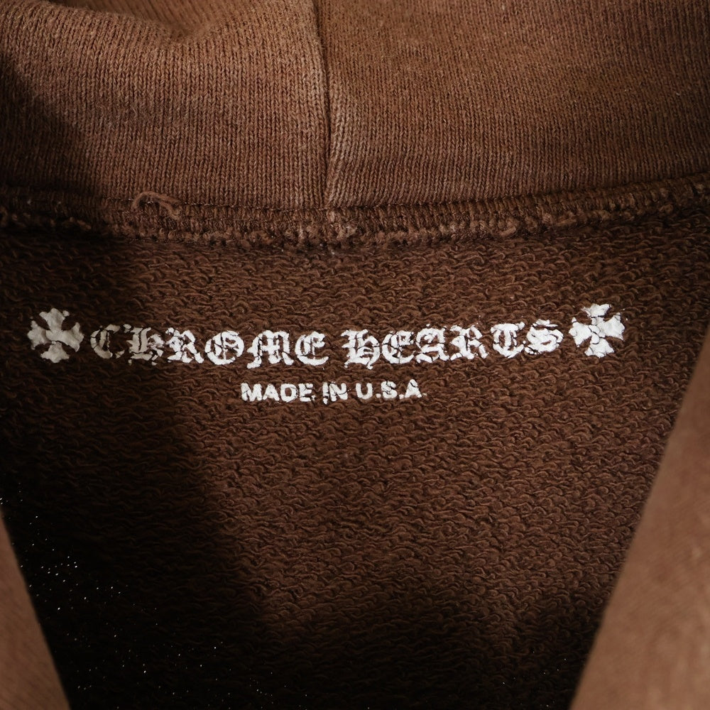 CHROME HEARTS(クロムハーツ) 19AW ×MATTY BOY PPO STRUCTURE HD PLVR ×マッティボーイ ストラクチャー スウェット プルオーバーパーカー ブラウン