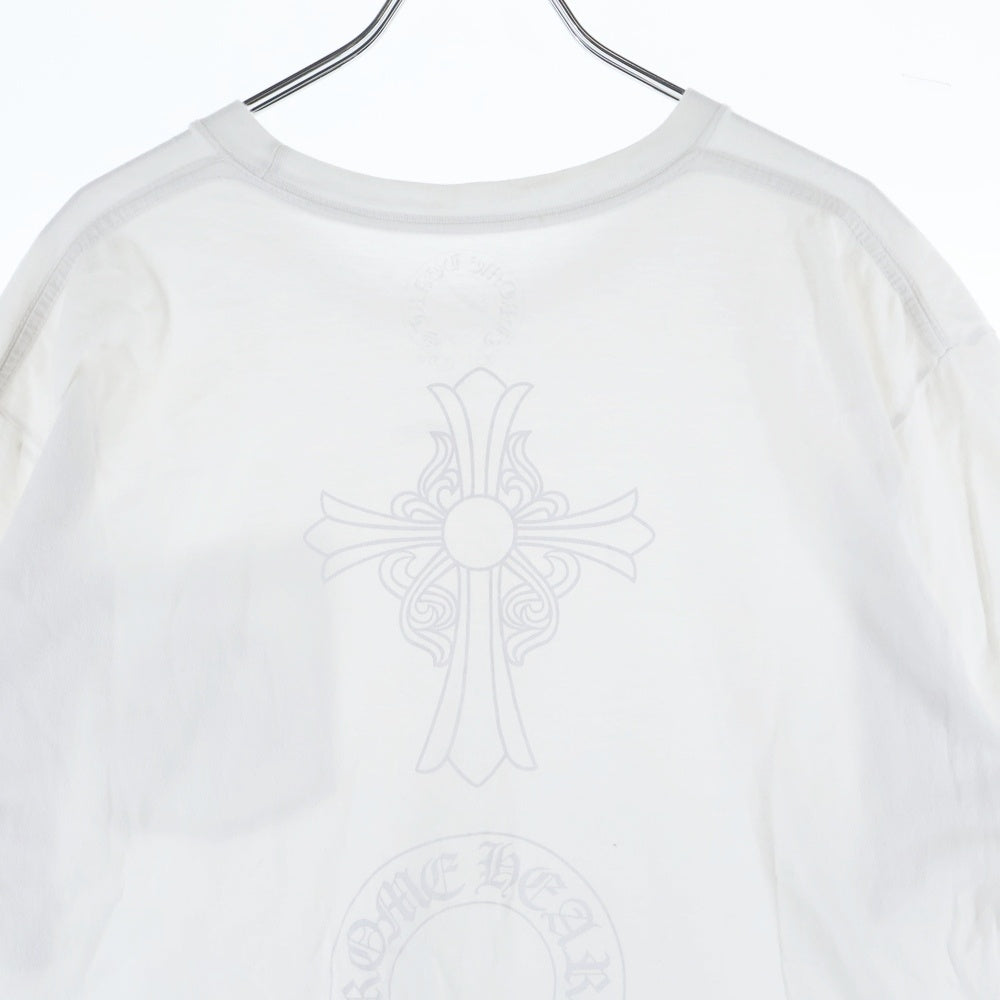 CHROME HEARTS(クロムハーツ) CH Print S/S T-shirts バックプリントロゴ 半袖Tシャツカットソー ホワイト