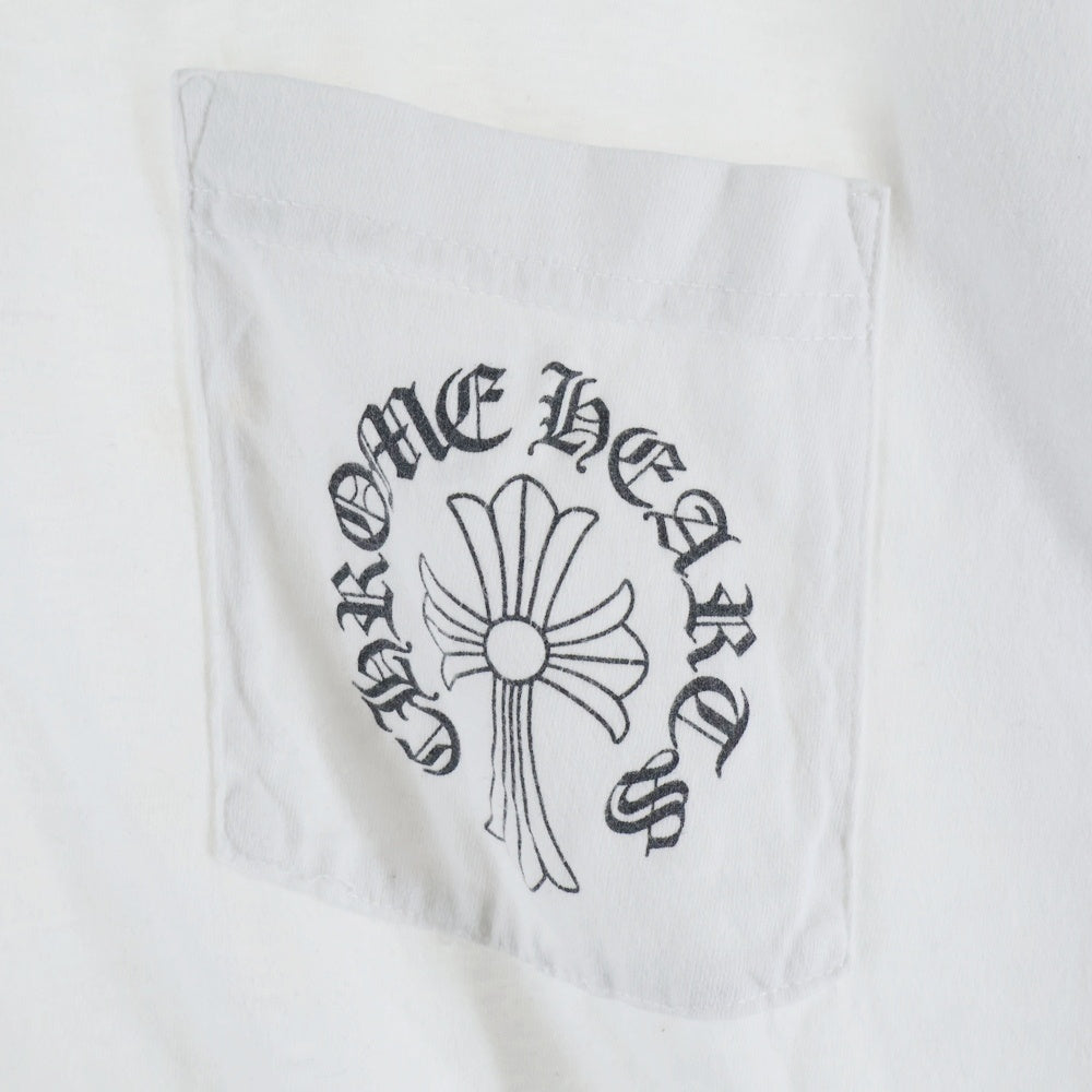 CHROME HEARTS(クロムハーツ) CH Print S/S T-shirts バックプリントロゴ 半袖Tシャツカットソー ホワイト