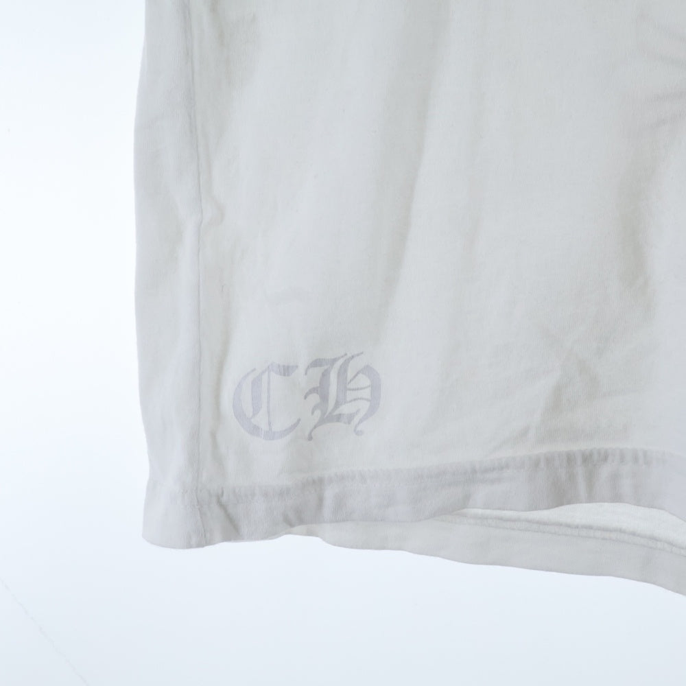 CHROME HEARTS(クロムハーツ) CH Print S/S T-shirts バックプリントロゴ 半袖Tシャツカットソー ホワイト