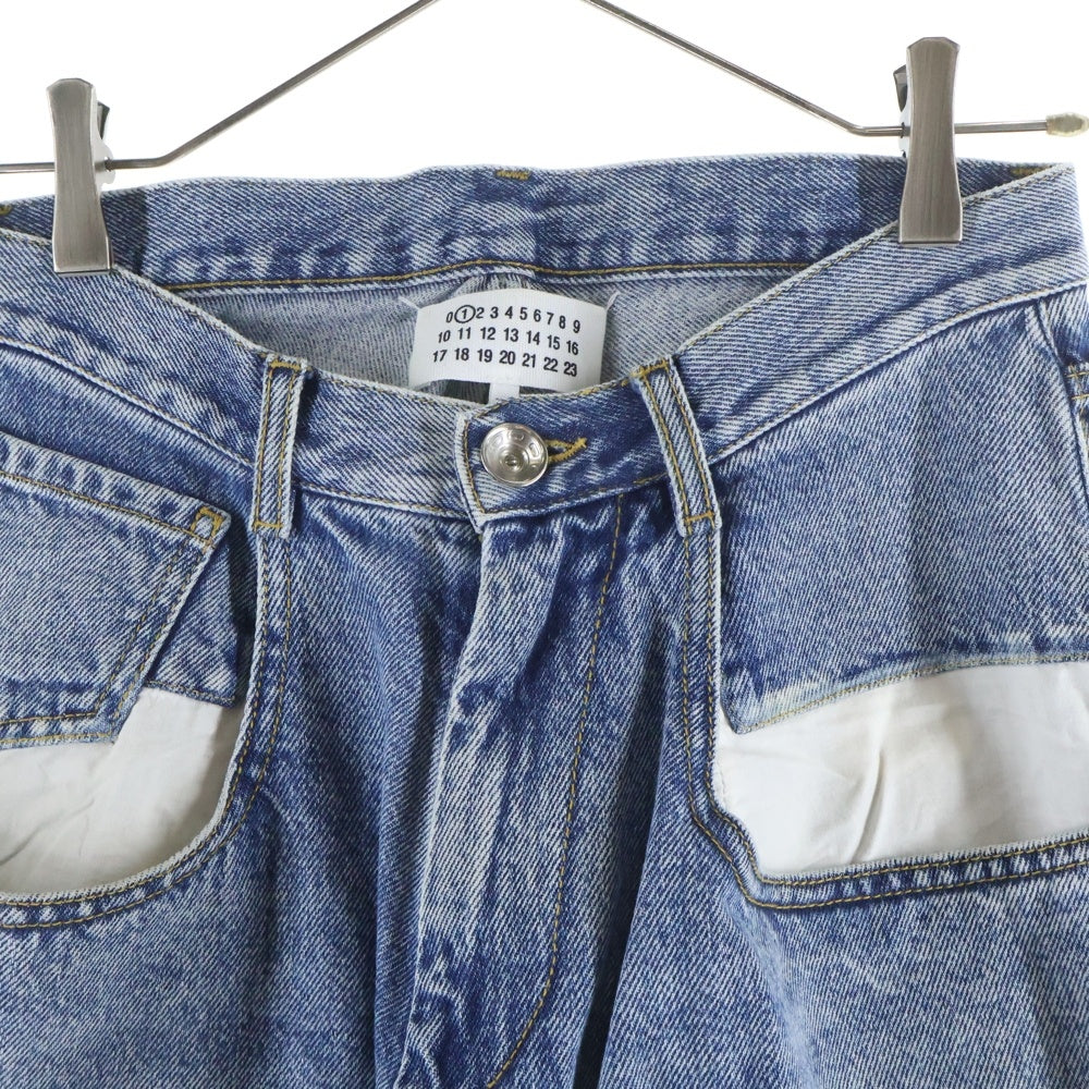Maison Margiela(メゾンマルジェラ) 22AW 5Pocket Boyfriend Denim Pants 5ポケット ボーイフレンドデニムパンツ インディゴ レディース S51LA0052
