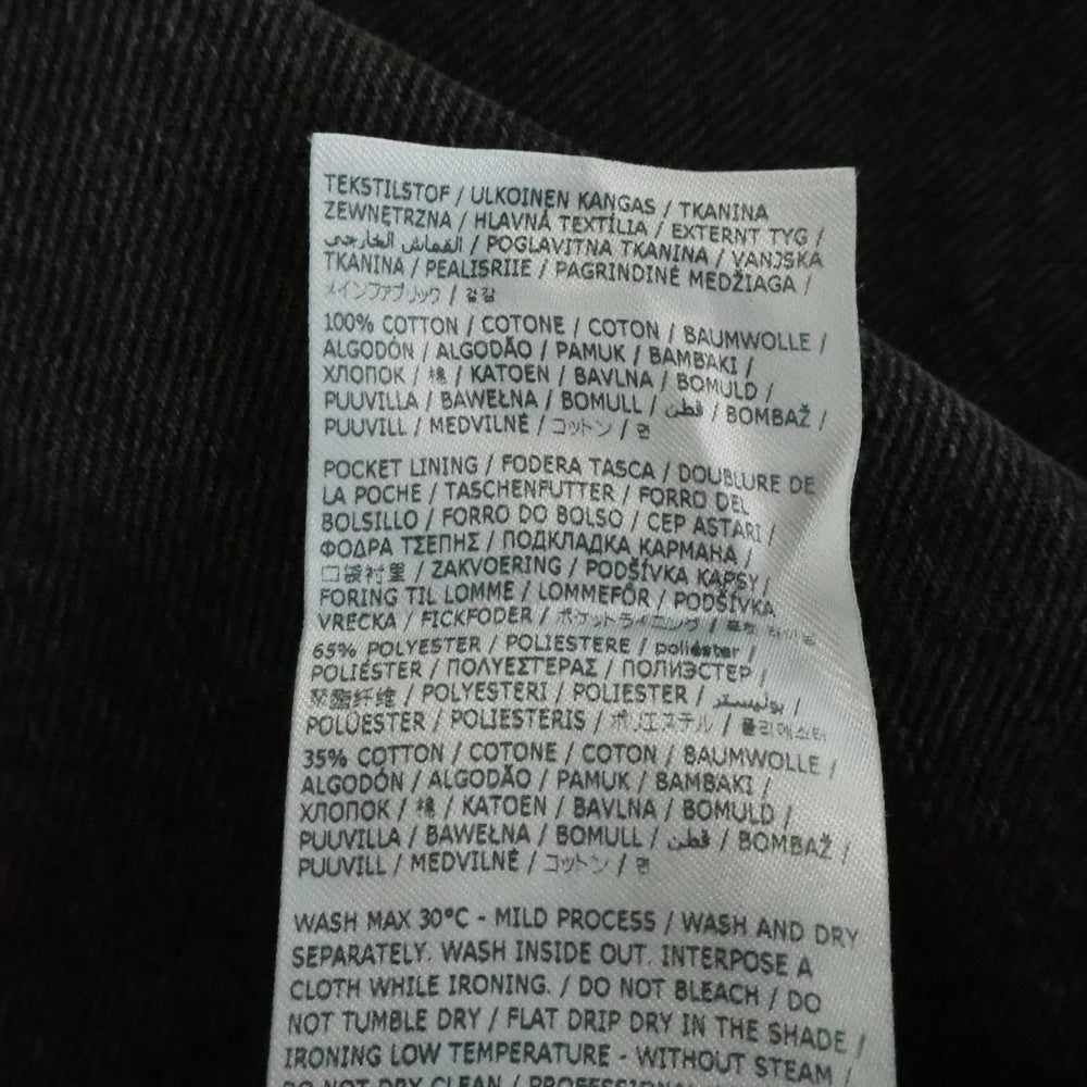 Maison Margiela(メゾンマルジェラ) 25AW 5Pocket Denim Pants 5ポケット デニムパンツ ブラック ユニセックス S51lA0052 S30743