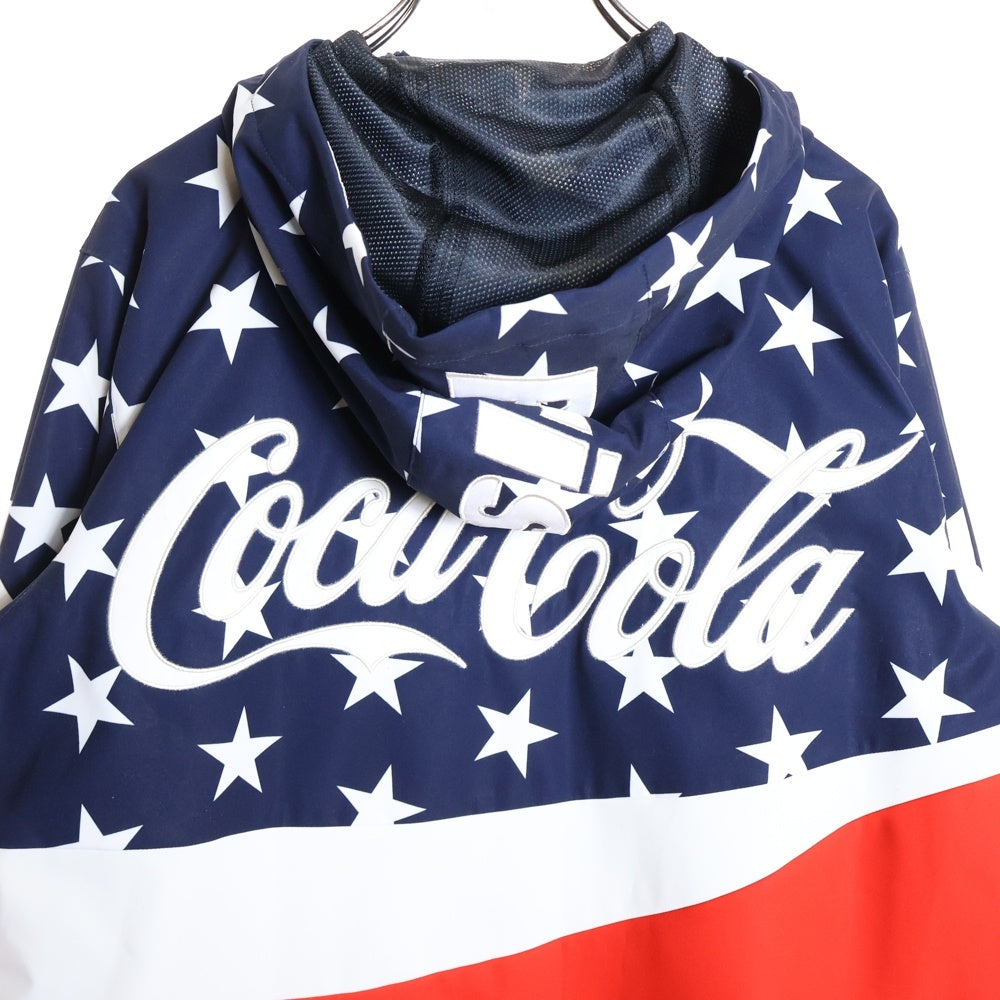 F.C.R.B./F.C.Real Bristol/FCRB(エフシーアールビー/エフシーレアルブリストル) WARM UP JACKET コカコーラ ウォームアップジャケット ネイビー/レッド/ホワイト FCRB-167104