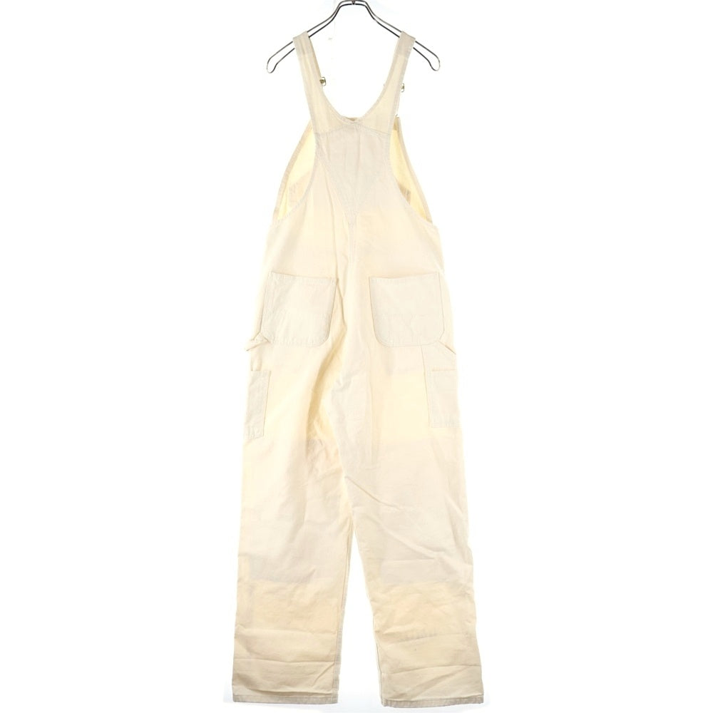 CARHARTT(カーハート) レザーロゴ ダブルニー オーバーオール ベージュ R34 NAT