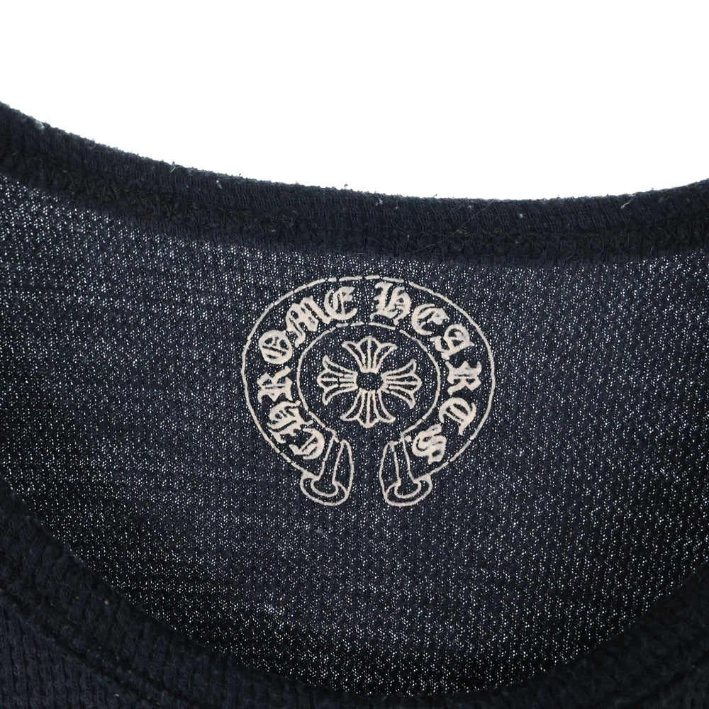 CHROME HEARTS(クロムハーツ) THERMAL L/S BSフレア LONG SLEEVE サーマル BSフレア 長袖Tシャツ カットソー ブラック