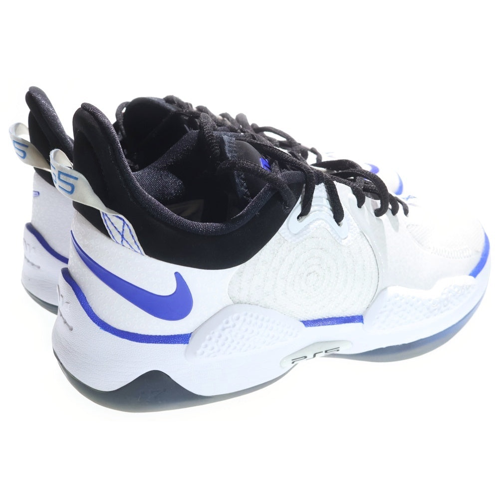 NIKE(ナイキ) PG 5 PS EP CZ0099-100 ピージー5 プレステーション ローカットスニーカー ホワイト/ブルー US8/26cm