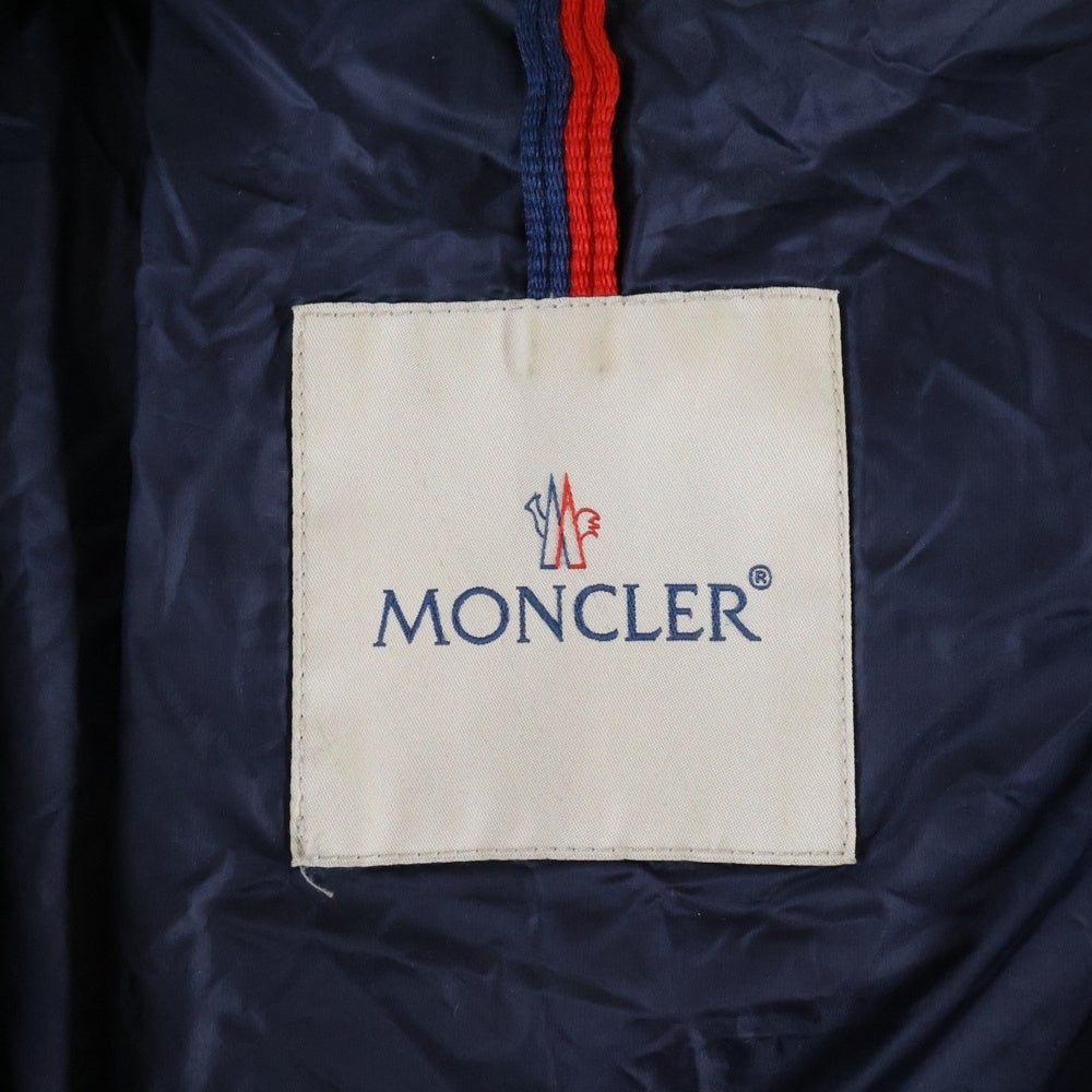 MONCLER(モンクレール) 16AW HERMIFUR エルミファー フーデッド ジップアップ ダウン ロング ジャケット コート ネイビー レディース B20934990015 53048