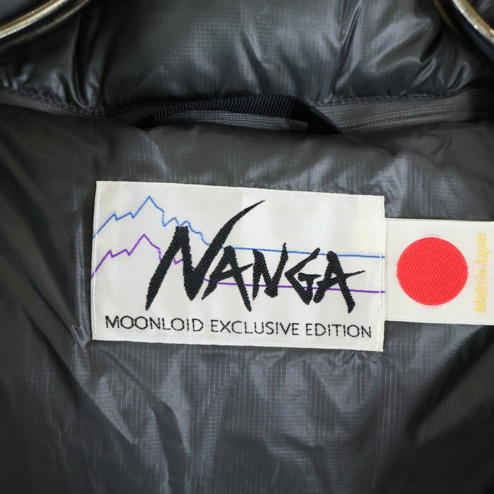 NANGA(ナンガ) WHITE LABEL MOONLOID別注 tYPE3 ホワイトレーベル ナイロン ダウンジャケット ネイビー NAG-NWL-0011