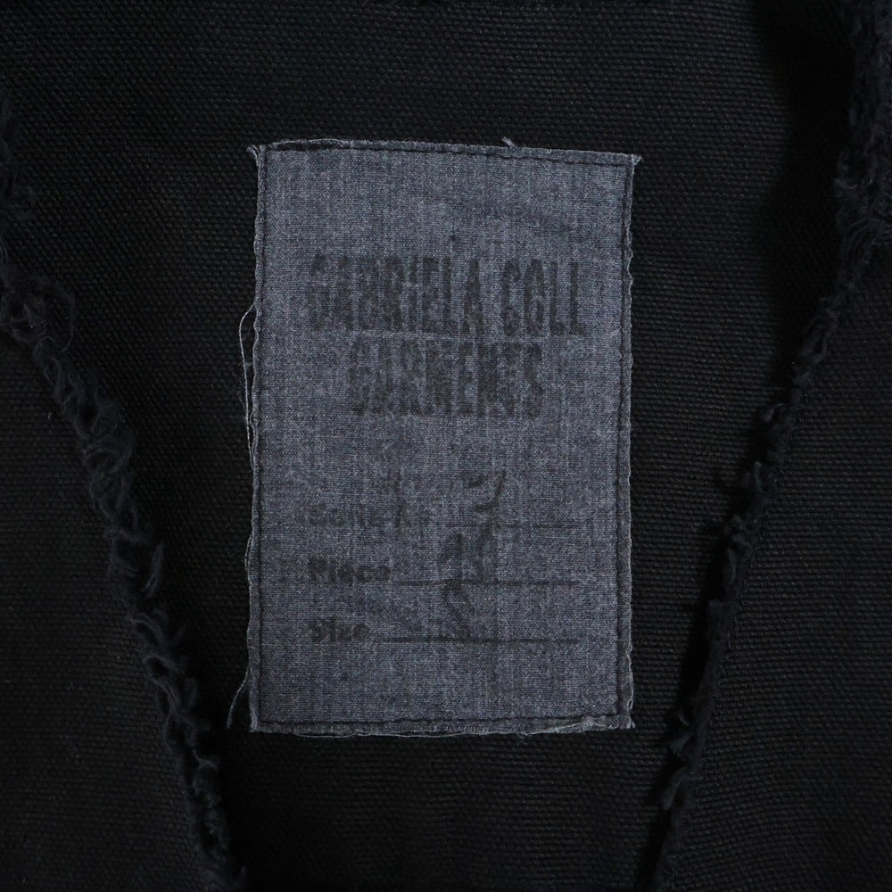 GABRIELA COLL GARMENTS(ガブリエラ コール ガーメンツ) デニムロング カットオフ ワンピース ブラック レディース