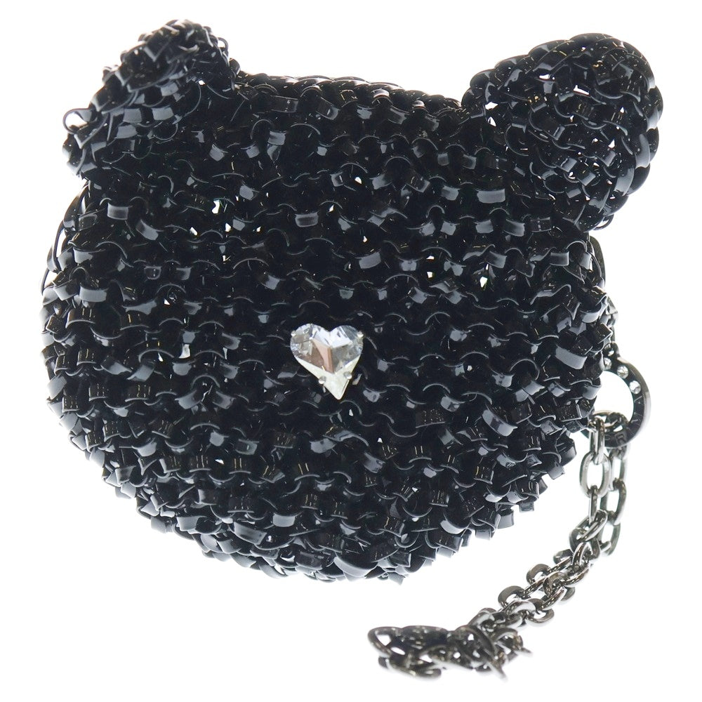 ANTEPRIMA(アンテプリマ) グミーズキャット エナメルバッグ ポーチ ブラック レディース