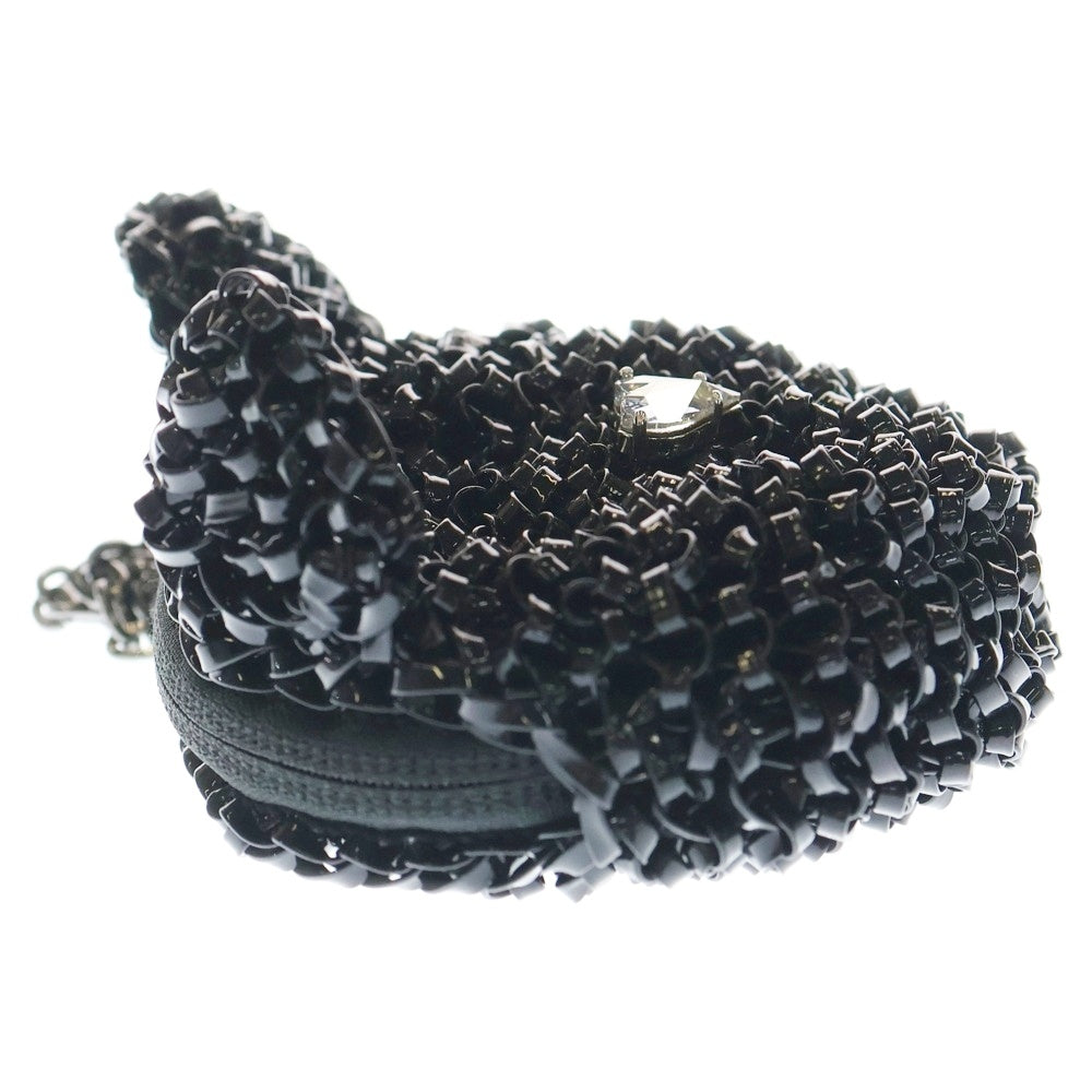 ANTEPRIMA(アンテプリマ) グミーズキャット エナメルバッグ ポーチ ブラック レディース