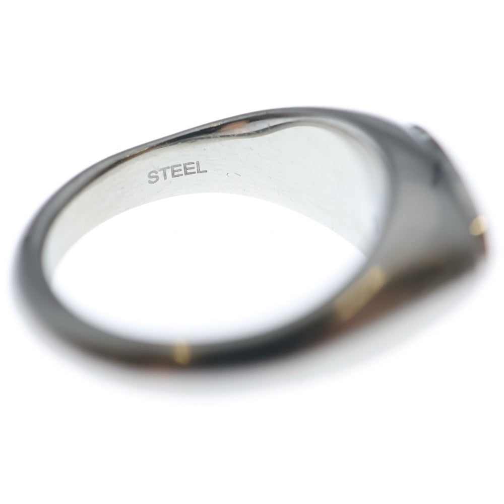 DIESEL(ディーゼル) シグネット Dロゴ リング シルバー DX1475