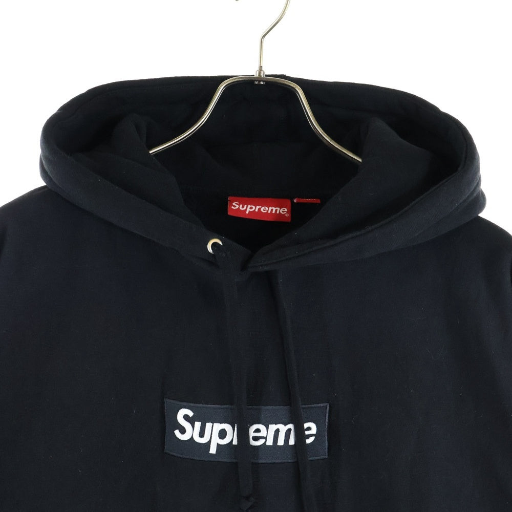 SUPREME(シュプリーム) 21AW Box Logo Hooded Sweatshirt ボックスロゴ プルオーバースウェットパーカー フーディー ブラック