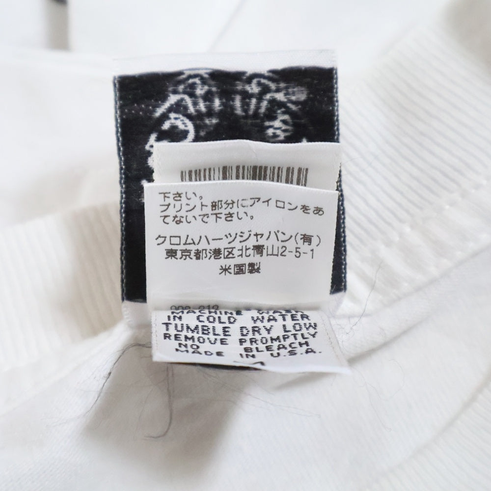 CHROME HEARTS(クロムハーツ) OLD DAGGER PRINT S/S TEE ダガーフロントプリント 半袖Tシャツ カットソー ホワイト