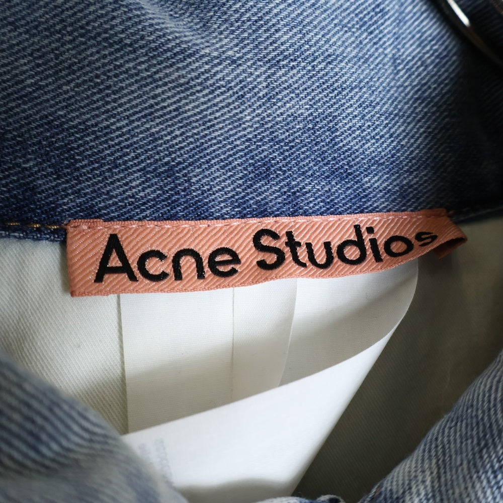 Acne Studios(アクネ ストゥディオズ) オーバーサイズ フィット デニムジャケット インディゴ FN-UX-OUTW000025