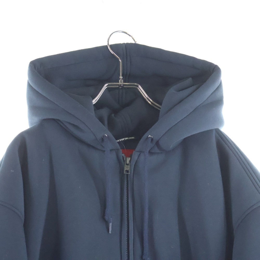 SUPREME(シュプリーム) 24AW ×THE NORTH FACE Down Filled Zip Up Hooded Sweatshirt ダウンフィル スウェット ジップアップフーデッドジャケット グレー NY52400I