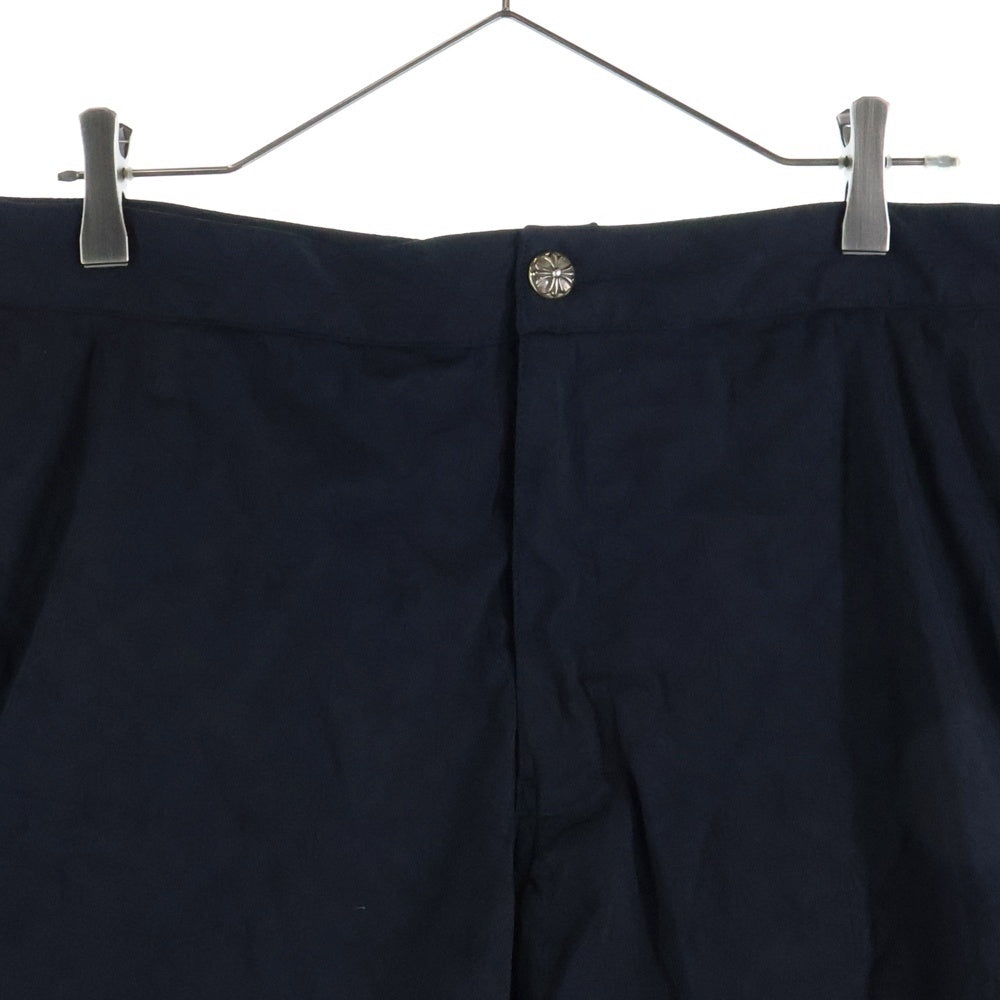 CHROME HEARTS(クロムハーツ) CHプラス 総柄 ナイロン ハーフパンツ ショーツ ブラック