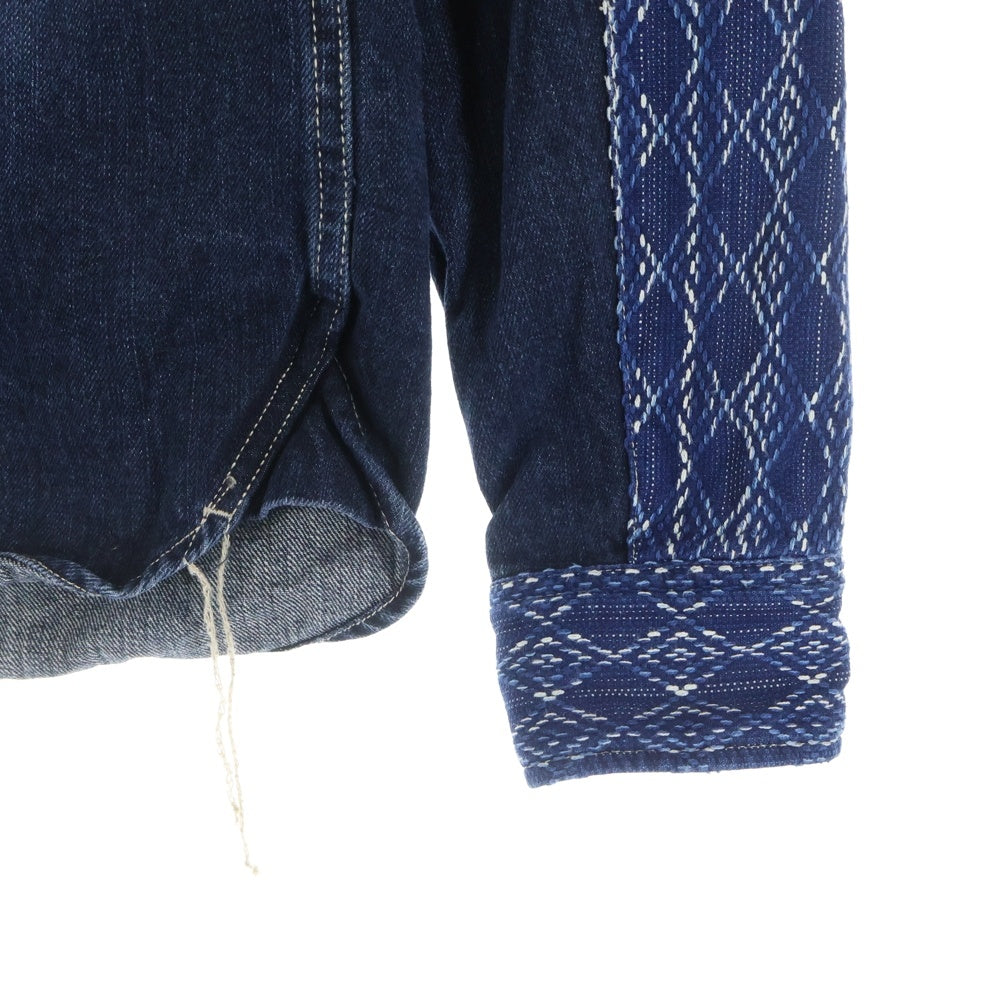 VANSON(バンソン) 2ポケット デニムシャツ インディゴ NVSL-2302