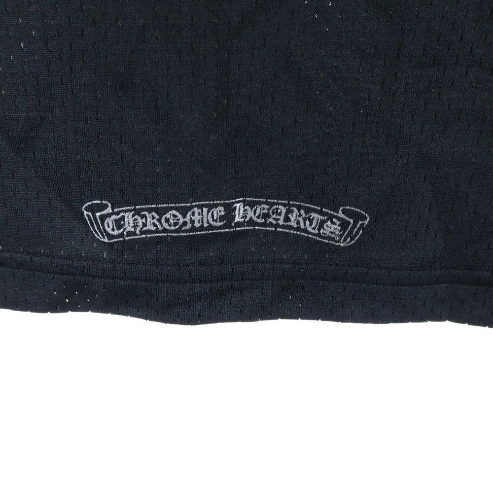 CHROME HEARTS(クロムハーツ) MESH WARM UP JERSEY リバーシブルCHロゴプリントメッシュタンクトップ ブラック