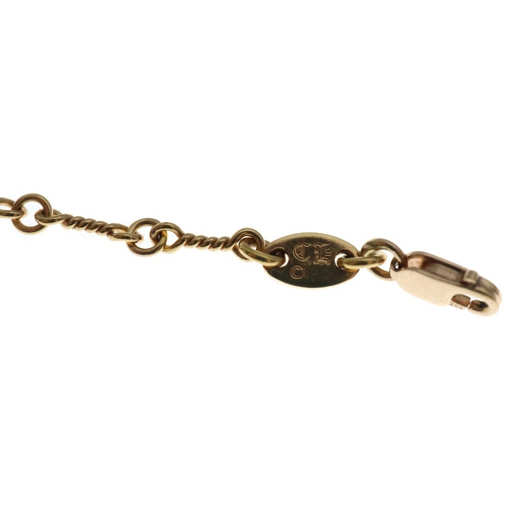 CHROME HEARTS(クロムハーツ) 22K NECKCHAIN T18 ツイストチェーンネックレス 18inch ゴールド BCA014 レディース