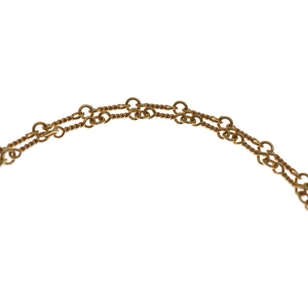 CHROME HEARTS(クロムハーツ) 22K NECKCHAIN T18 ツイストチェーンネックレス 18inch ゴールド BCA014 レディース