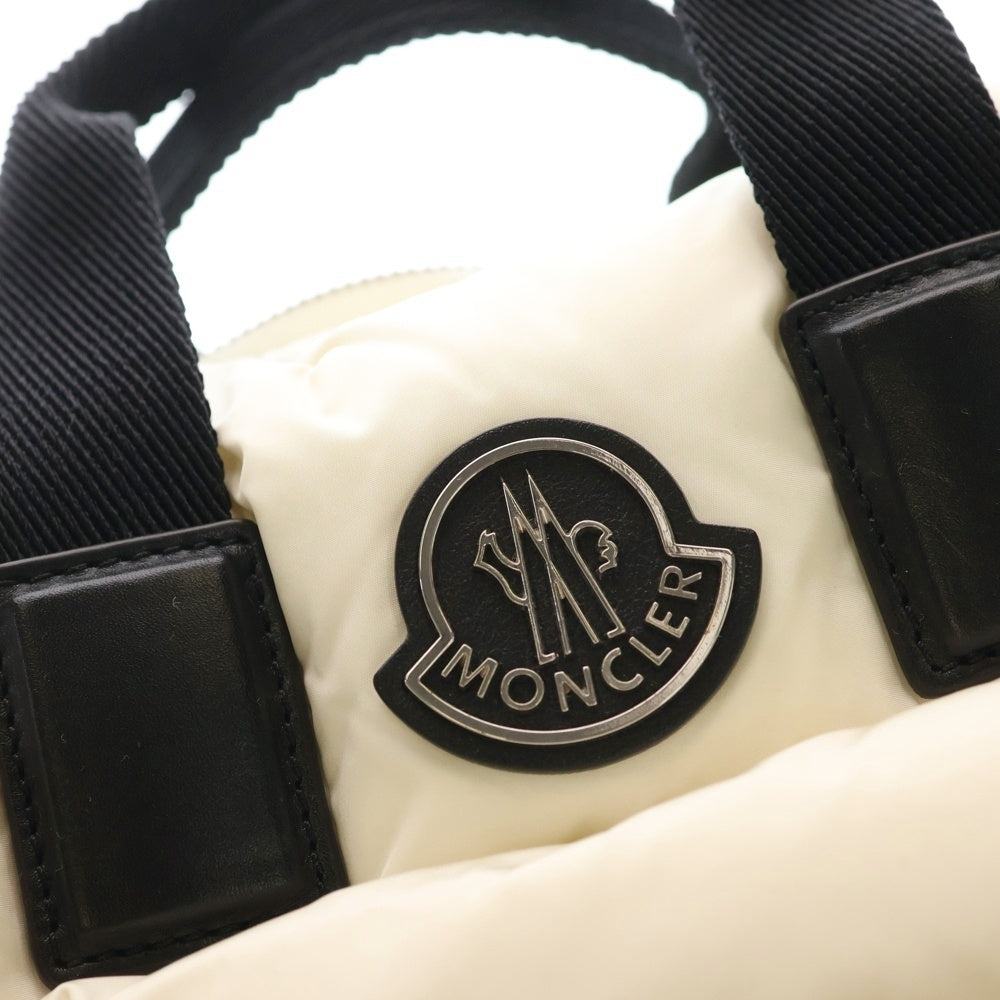 MONCLER(モンクレール) MINI CARADOC CROSS BODY BAG ダウン 2WAYバッグ ハンドバッグ ショルダーバッグ ホワイト I209B5L00010 M2170