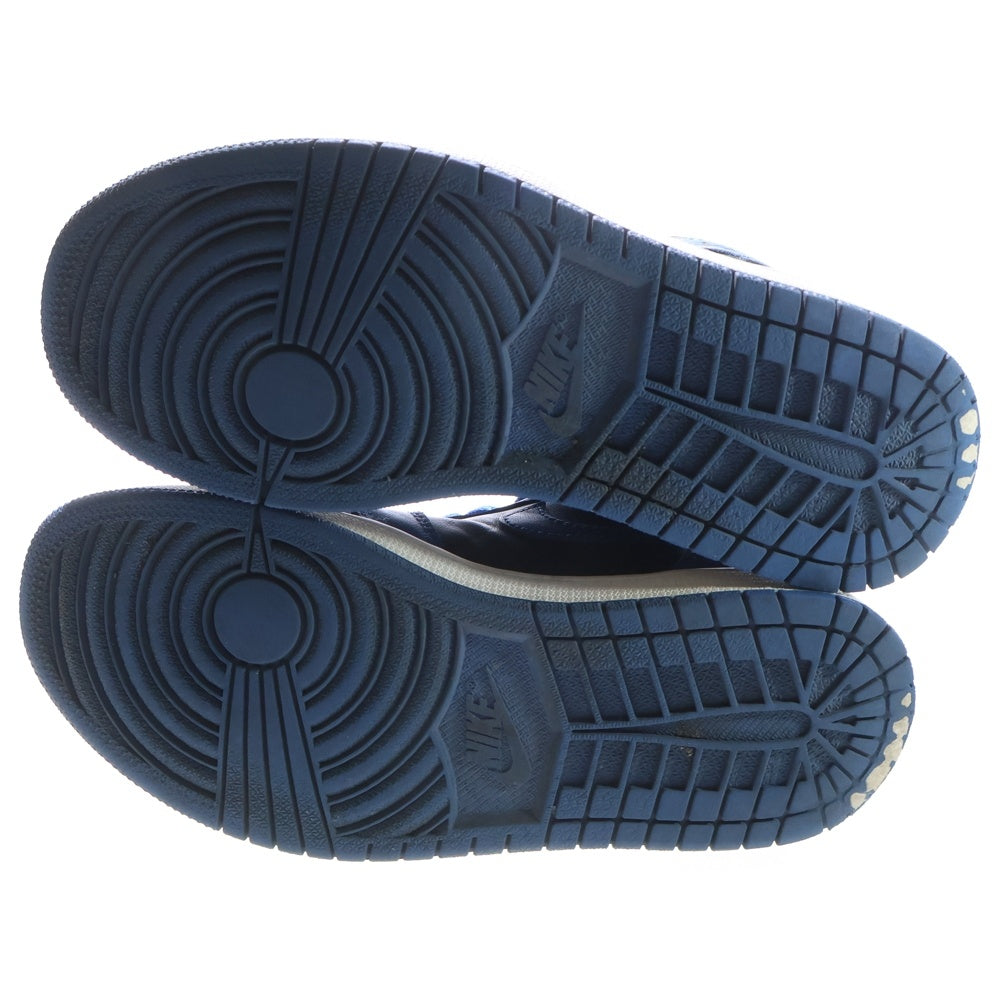 NIKE(ナイキ) AIR JORDAN 1 RETRO HIGH OG DARK MARINA BLUE 555088-404 エアジョーダン1 レトロ ダークマリーナブルー ハイカットスニーカー ブラック/ブルー US7.5/25.5cm